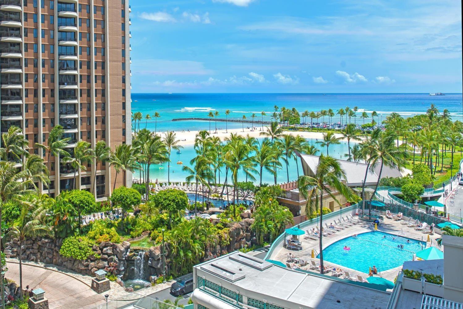 ホノルルIlikai Tower 931 Yacht Harbor View 1Brアパートメント エクステリア 写真