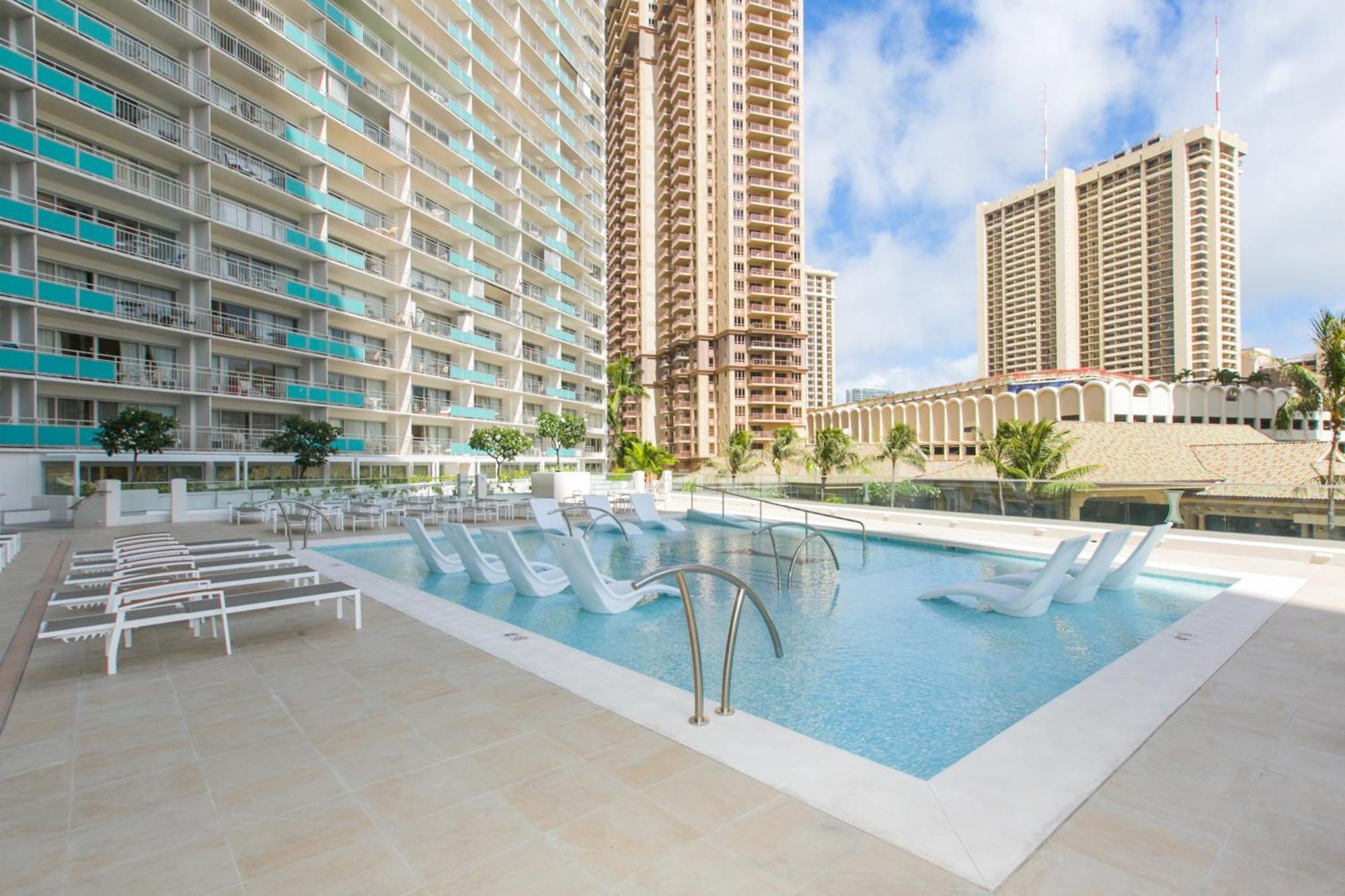 ホノルルIlikai Tower 931 Yacht Harbor View 1Brアパートメント エクステリア 写真